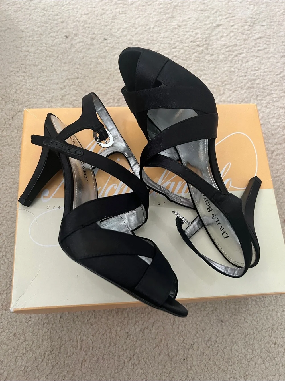 Davids Bridal chic satin